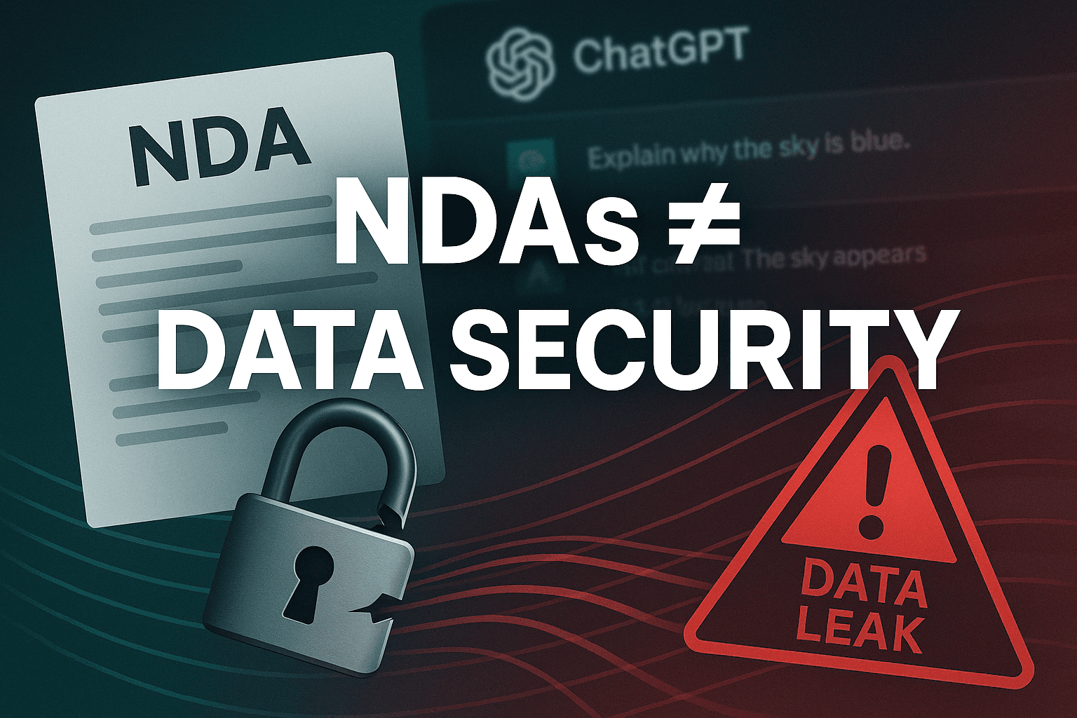 Can’t We Just Use ChatGPT with an NDA?